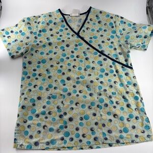 SB Scrubs Polka Dot Scrub Top